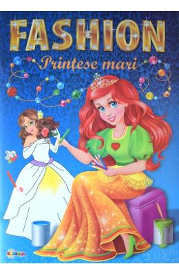 Marea carte de colorat: Fashion Marea carte de colorat: Fashion. Printese mari