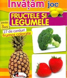 Invatam prin joc. Fructele si legumele: 27 de carduri