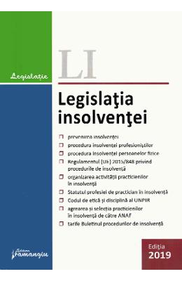 Legislatia insolventei Act. 17.09 Legislatia insolventei Act. 17.09.2019