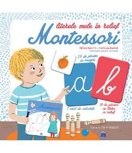 Literele mele in relief. Montessori - Celine Santini, Vendula Kachel