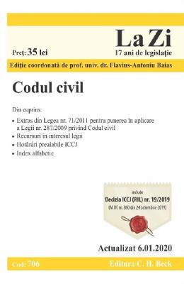 Codul civil. Act. 6.01 Codul civil. Act. 6.01.2020