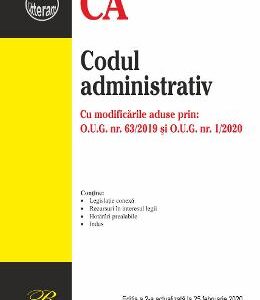 Codul administrativ Ed.2 Act. 25 februarie 2020