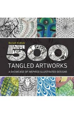 500 Tangled Artworks: A Showcase of Inspired Illustrated Designs - Beckah Krahula