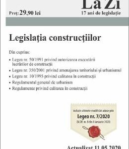 Legislatia constructiilor Act. 11.05.2020
