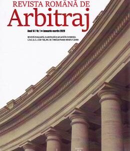 Revista Romana de Arbitraj Nr.1 ianuarie-martie 2020
