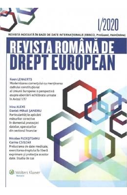 Revista romana de drept european Nr.1/2020