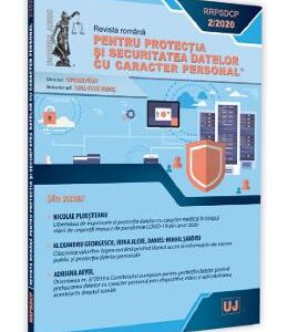Revista romana pentru protectia si securitatea datelor cu caracter personal Nr.2/2020