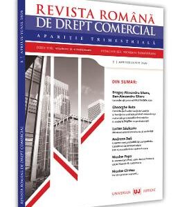 Revista romana de drept comercial Nr.2 Aprilie-Iunie 2020