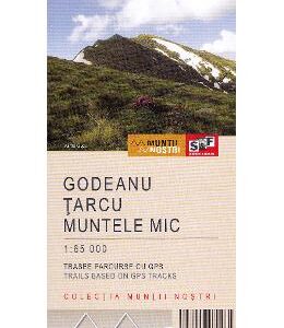 Muntilor Godeanu-Tarcu-Muntele Mic. Harta de drumetie - Muntii nostri