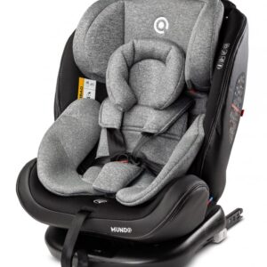 Scaun auto rotativ Caretero Mundo 0-36 kg isofix gri