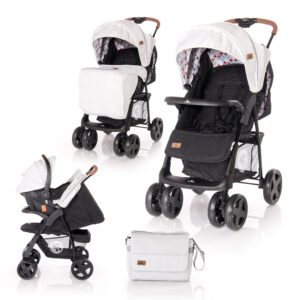Carucior 2 in 1 Ines Grey Black