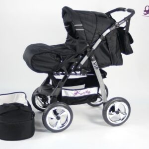 Carucior 2 in 1 Kerttu Vip 41 negru