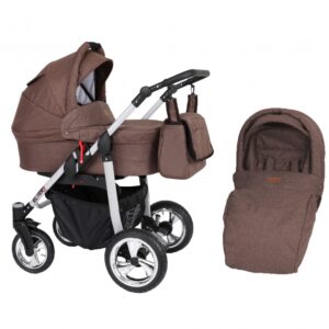 Carucior 2 in 1 Kunert Silver Grey frame Maro