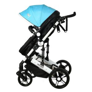 Carucior 2 in 1 reversibil 0-36 luni Crocodile X2 Blue