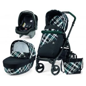 Carucior 3 in 1 Book Plus Modular Peg Perego Tartan