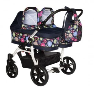 Carucior gemeni Side by Side Pj Stroller 2 in 1 Multicolor