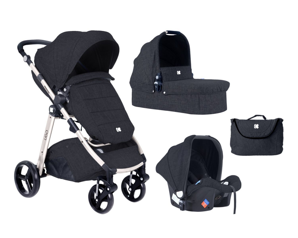 Carucior modular 3 in 1 Ugo Black Melange 2020 1 Carucior modular 3 in 1 Ugo Black Melange 2020
