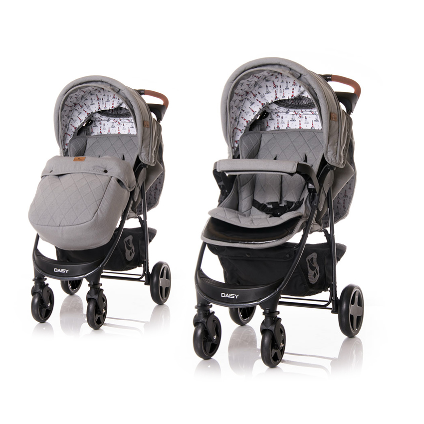 Carucior sport Daisy cu husa de picioare Dark Grey Lighthouse 1 Carucior sport Daisy cu husa de picioare Dark Grey Lighthouse