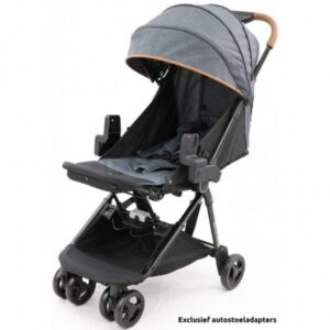 Carucior sport reversibil pentru copii Genius Bo Jungle pliabil Gri inchis