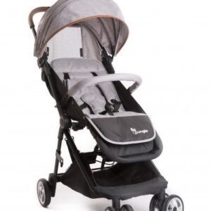 Carucior sport reversibil Genius Bo Jungle pliabil gri deschis