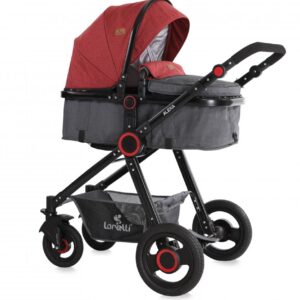 Carucior transformabil 2 in 1 Alexa Black Dark Red
