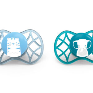 Set 2 suzete ortodontice 0 luni+ baietel Nuvita Air 55 Explorer 7066