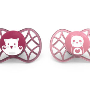 Set 2 suzete ortodontice 6 luni+ fetita Nuvita Air 55 Explorer 7086