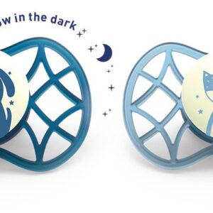 Set 2 suzete simetrice de noapte 6 luni+ baietel Nuvita Air 55 Explorer 7087