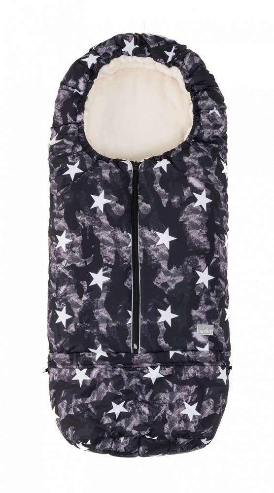 Sac de iarna 2 in 1 Nuvita Carry On 80105 cm Black with Stars Beige 9845 1 Sac de iarna 2 in 1 Nuvita Carry On 80105 cm Black with Stars Beige 9845