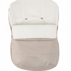 Sac de iarna 80 cm pentru scoica Nuvita Ovetto Buggy Melange Beige Beige 9245