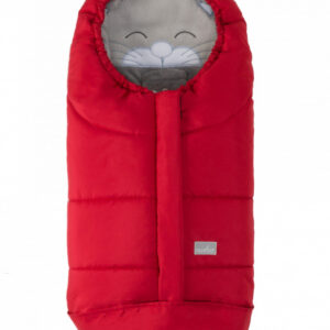 Sac de iarna 80 cm Ovetto Cuccioli Cat Red Gray 9205