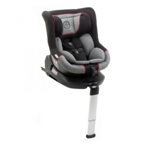 Scaun auto Babyauto Lennox isofix rotatie 360 grade picior suport 0-18 kg gri-rosu
