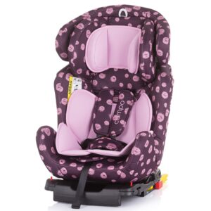 Scaun auto Chipolino Campo 0-36 kg dots rose cu sistem Isofix