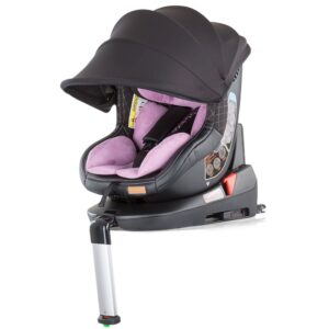 Scaun auto Chipolino Toledo 0-18 kg rose cu sistem Isofix si sezut rotativ