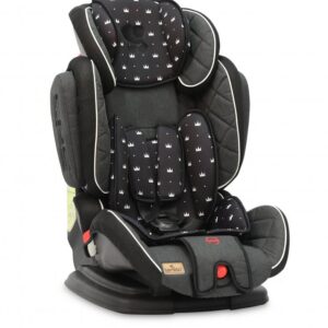 Scaun auto Magic 9-36 Kg extindere 3D Black Crowns