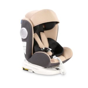 Scaun auto cu isofix 0-36 kg Lusso SPS rotativ 360 grade Beige Black