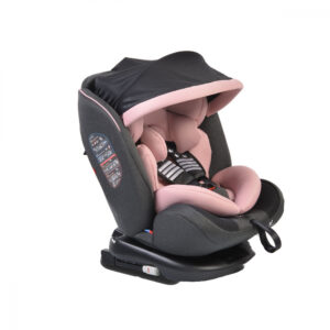 Scaun auto rotativ cu Isofix 0- 36 kg Pilot Pink