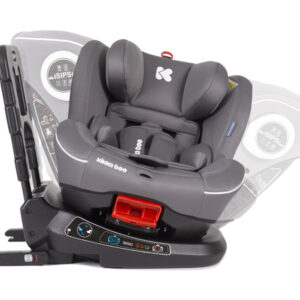 Scaun auto rotativ cu isofix 0-25 kg Twister Gray