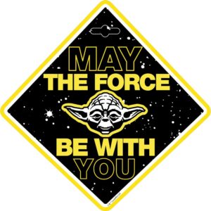 Semn de avertizare Baby on Board Star Wars Yoda Seven SV9623