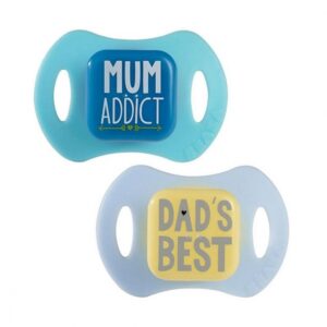 Set 2 suzete ortodontice 3-12 luni modele baieti