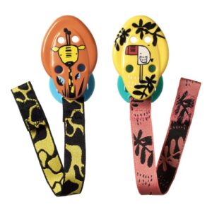 Set suport pentru suzeta Tommee Tippee 2 buc girafa  pasare