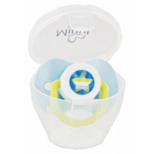 Suzeta Minut Baby cu cutie pentru sterilizare Bleu