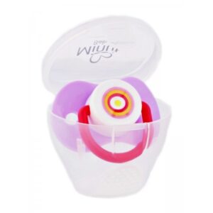 Suzeta Minut Baby cu cutie pentru sterilizare Mov