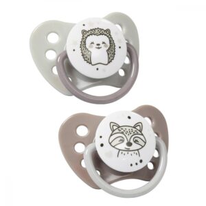 Set 2 suzete anatomice BabyOno din silicon 6-18 luni 122603