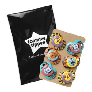 Suzete ortodontice de ZI FUN ONL Tommee Tippee 18-36 luni Animalute Multicolore
