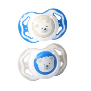 Set 2 suzete simetrice BabyOno din silicon 6-18 luni 122504