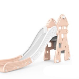 Tobogan Lighthouse cu cos de baschet Pink