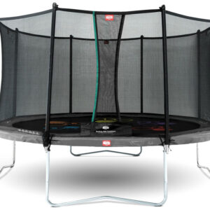 Trambulina Berg Favorit Regular gri Level cu plasa Comfort 430