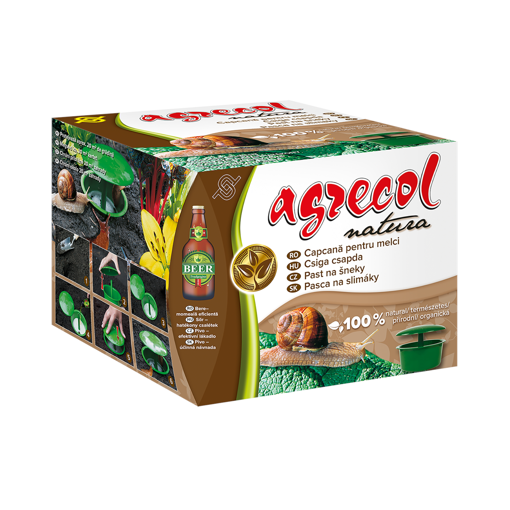 Capcana pentru melci Agrecol, 90 g 1 Capcana pentru melci Agrecol, 90 g