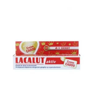 LACALUT AKTIV PASTA DE DINTI MEDICINALA 75ML + CREION CADOU